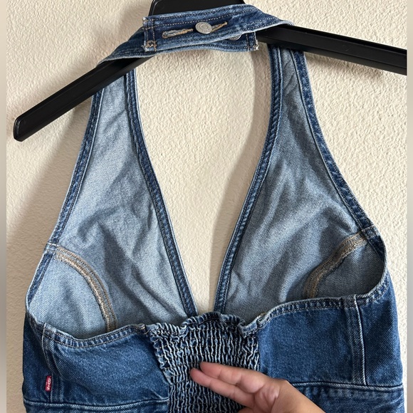 Levis denim Daisy halter top - Picture 6 of 8